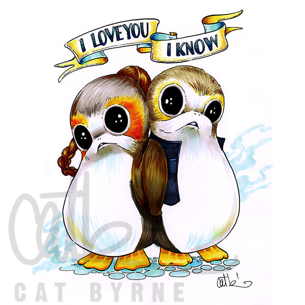prog leia and han i love you i know artwork by cat byrne